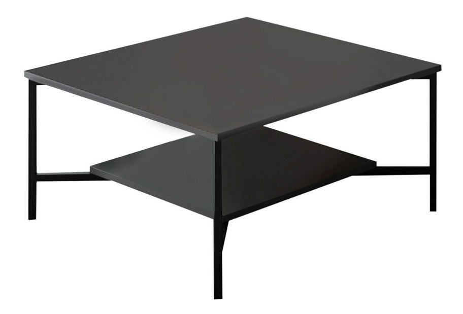 Sestava nábytku do obývacího pokoje Chromatic (Antracit + Černá)