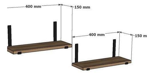 Set 2ks. polic Lakepa (dub safírový)