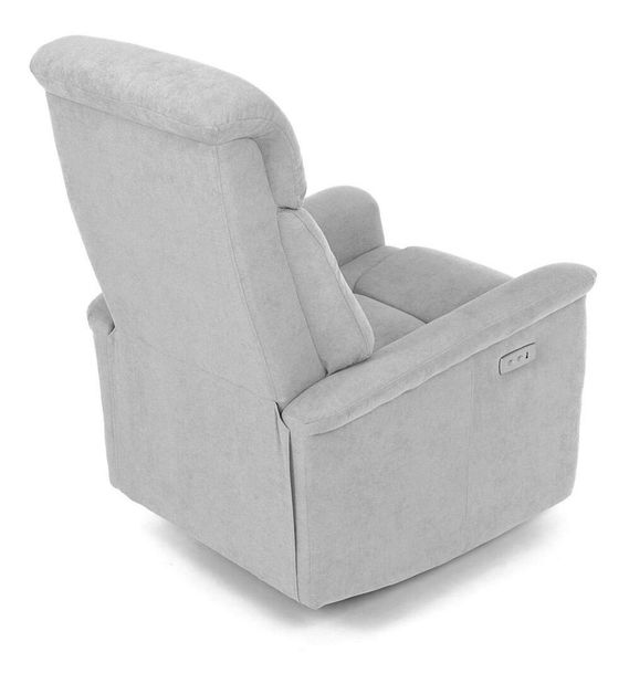 Polohovací křeslo Traste (stříbrná)