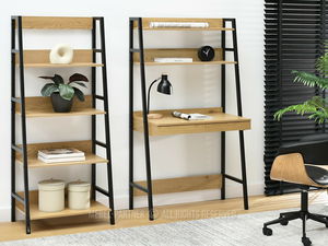 PC stolek Bergino (dub + černá)