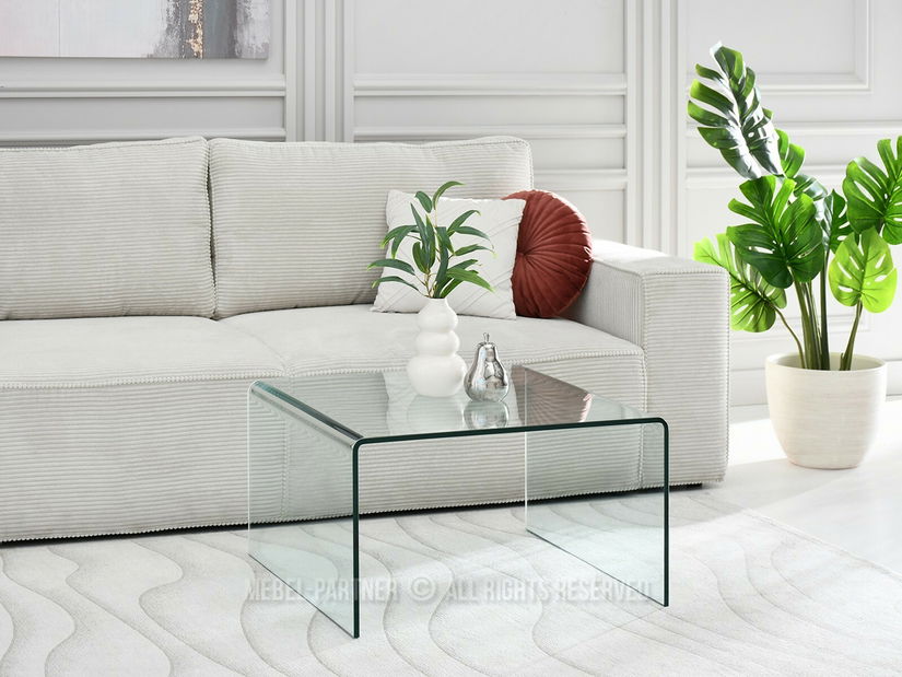 Konferenční stolek Jarwis Xl (transparentní)