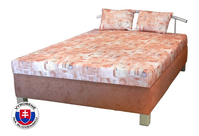 Manželská postel 140 cm Maša (se sendvičovou matrací)