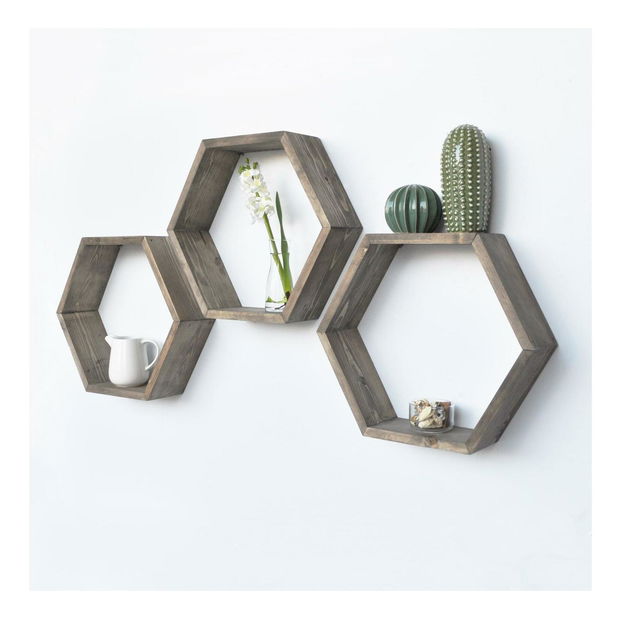 Set 3ks. polic Lunole 1 (ořech)