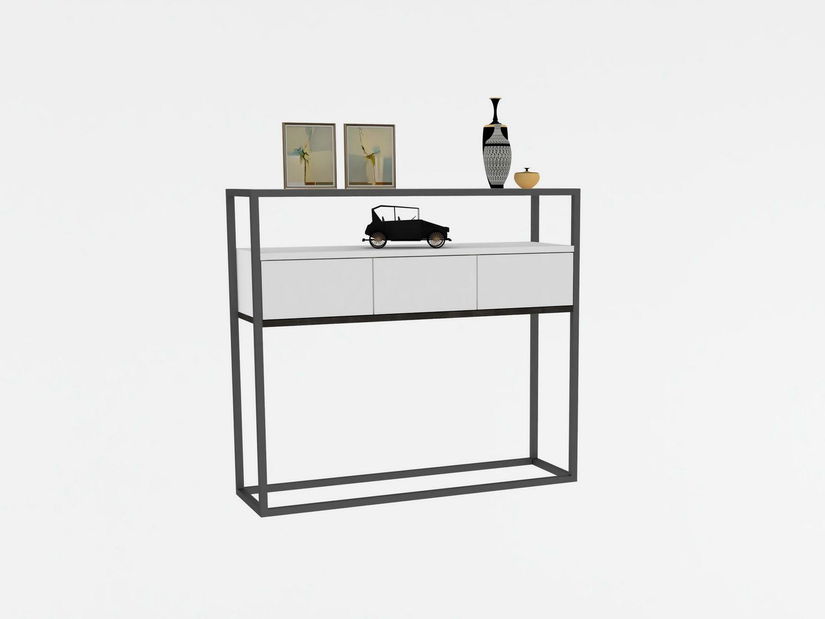 Konzolový stolek Guarde (bílá)