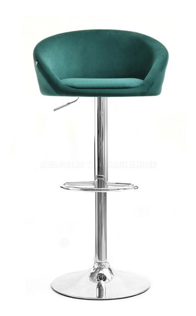 Židle Hanzel (zelená + chromová)