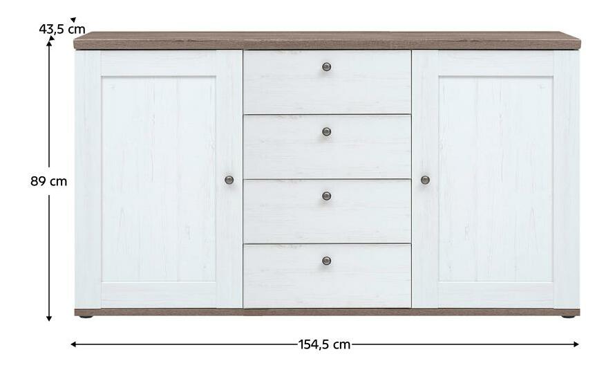 Komoda Telegrafo 1 (borovice canyon + dub sonoma truflový)