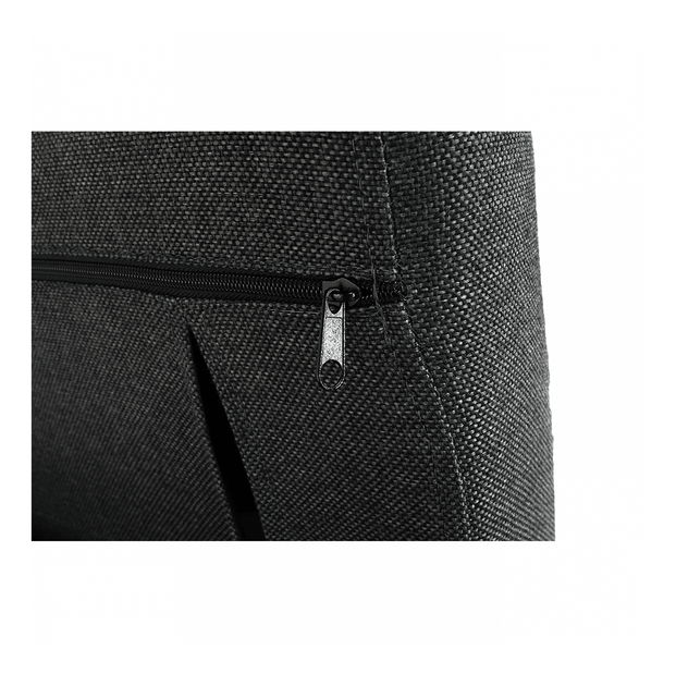 Rohová sedací souprava Akron bílá + tmavošedá (L)