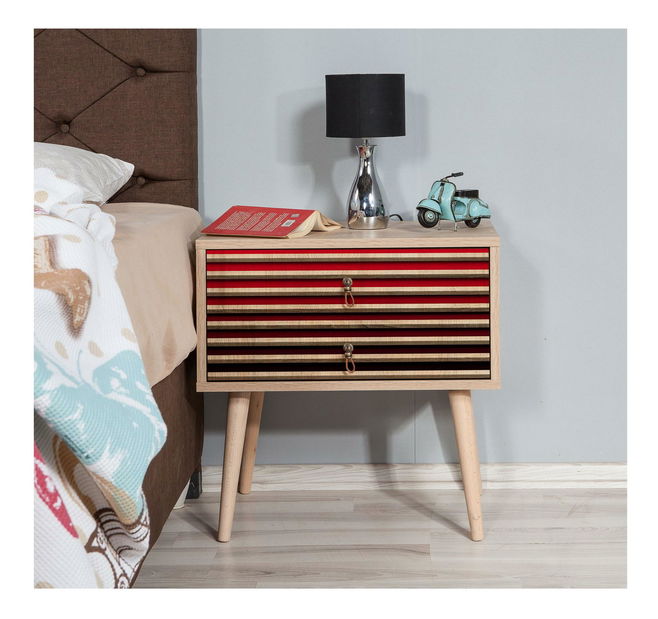 Noční stolek Sopatu 7 (dub sonoma)