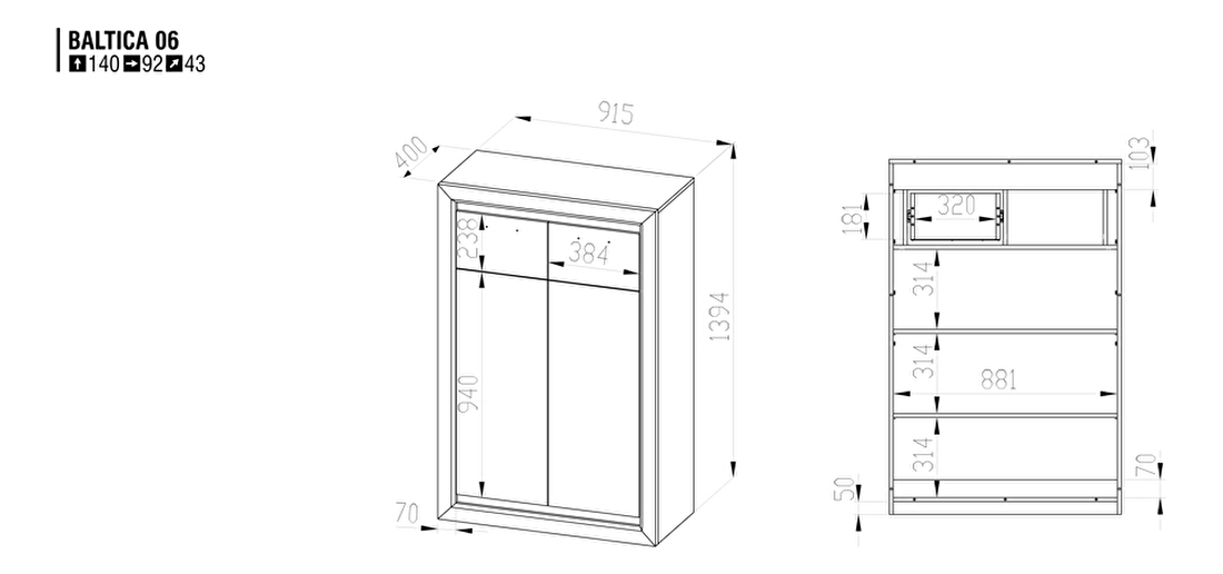 Komoda Baltica 6