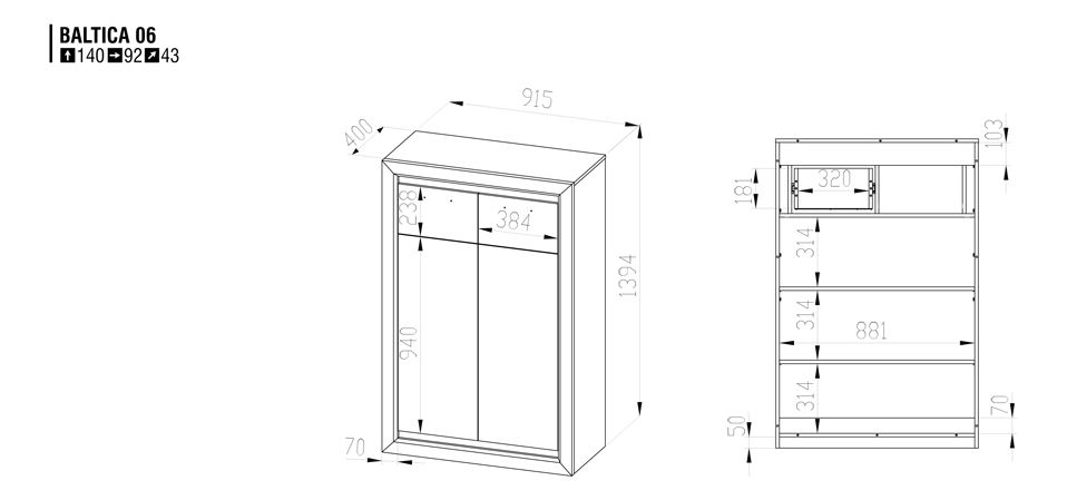Komoda Baltica 6
