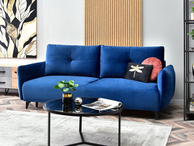 Pohovka dvousedačka Lasciare (černá)