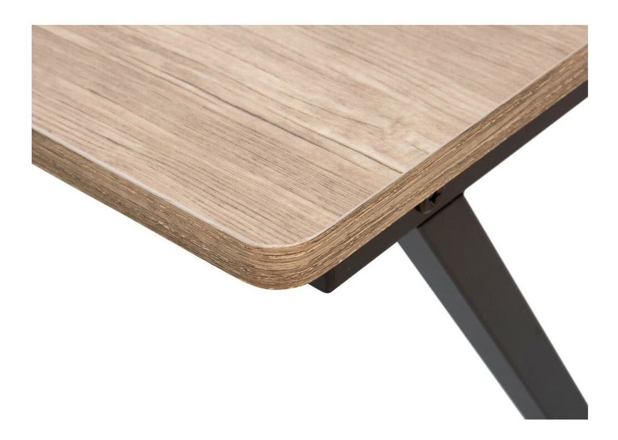 Psací stolek Oscilan (dub + černá)