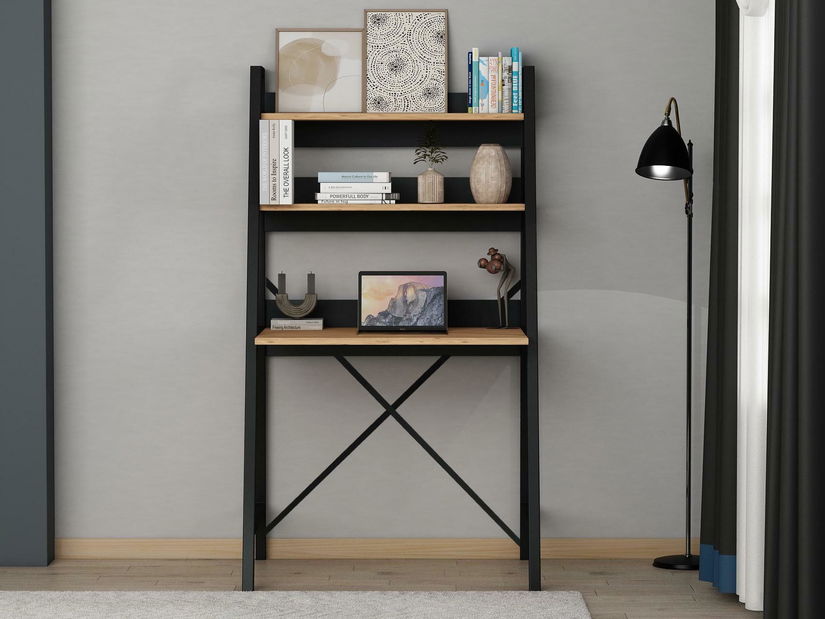 PC stolek Kobupu (borovice atlantická + černá)