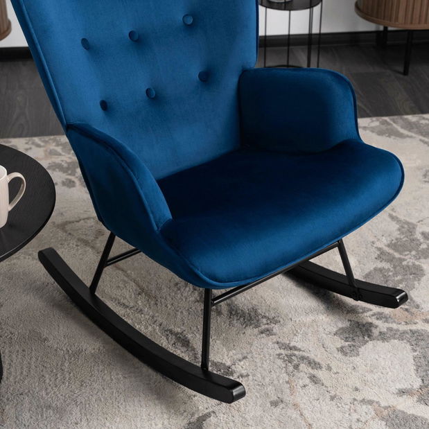 Houpací křeslo Especula (námořnická modrá)