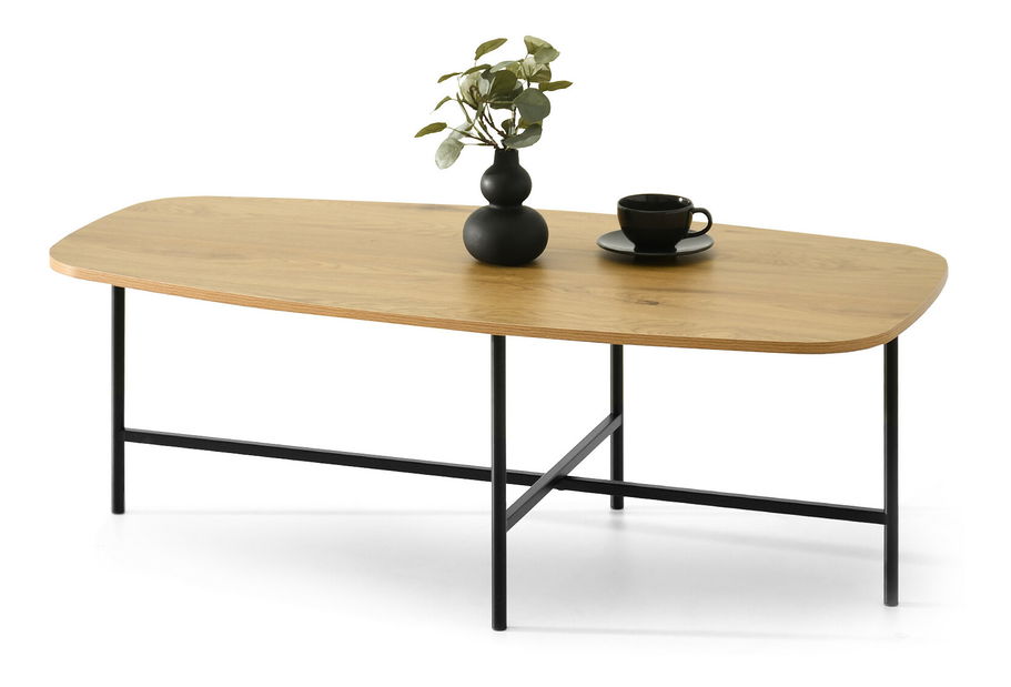 Konferenční stolek Bigoton (dub + černá)