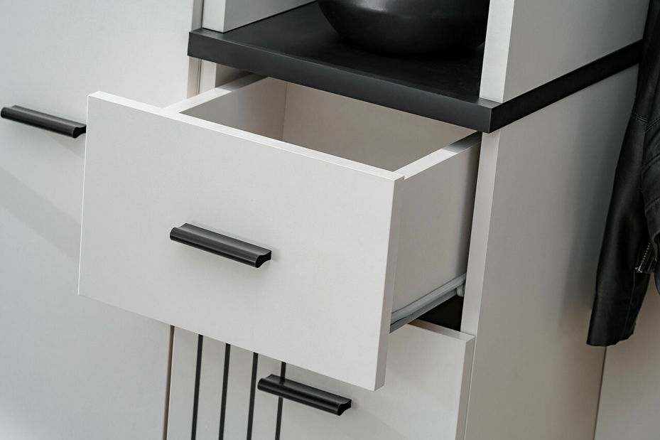 Předsíň Hagon HG 1+P (kašmír + černá) (s podsedákem)