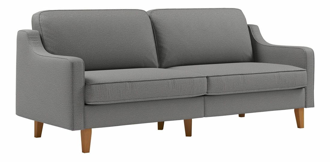 Pohovka trojsedačka Dělají E (mořská + ořech)