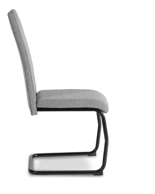 Jídelní židle Lesione (šedá + černá)