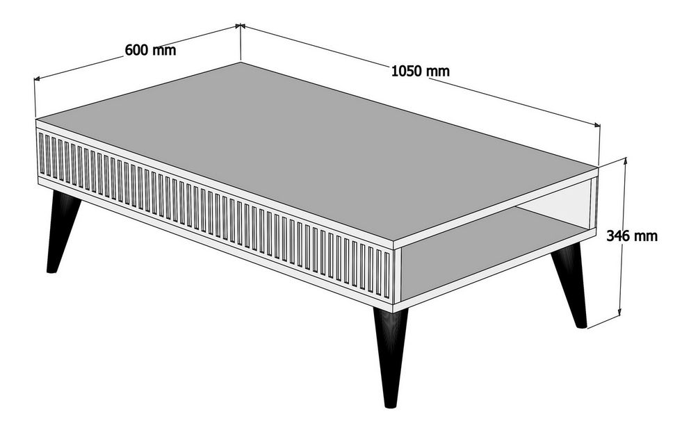 Konferenční stolek Michelle (Ořech)