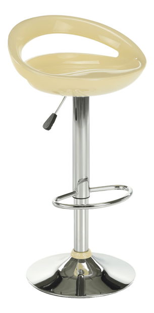 Barová židle Drymen Nove (béžová + chrom)