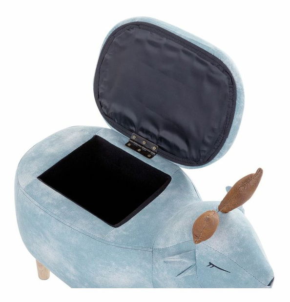 Taburet Rino (světle modrá)