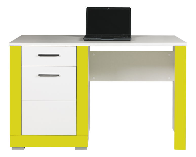 PC stolek Twin TW 12 (akvamarín + bílá matná)