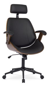 Kancelářské křeslo Fronterizos (ořech + černá)