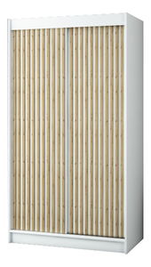 Šatní skříň 120 cm Ladonna 1 (bilá matná)