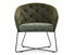 Relaxační křeslo Lagooza (zelená + černá)