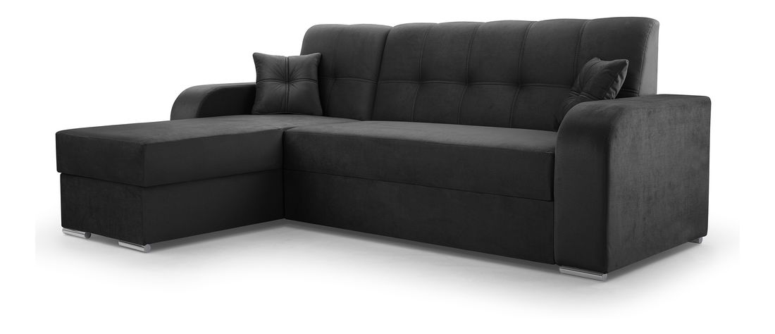Rohová sedací souprava Ottawa (grafit) (L)