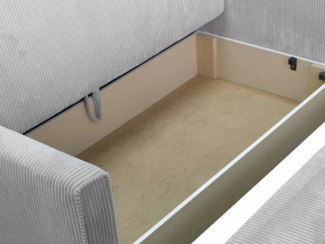 Rozkládací pohovka Clovea Bis Premium III (tmavě modrá) (s úl. prostorem)