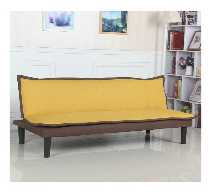 Pohovka Fimi (žlutá + hnědá)