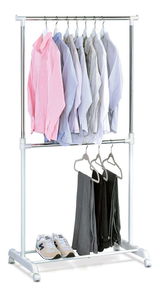 Věšák na kolečkách Asociacion (bílá)