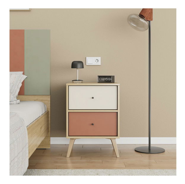 Noční stolek Tara (vícebarevné)