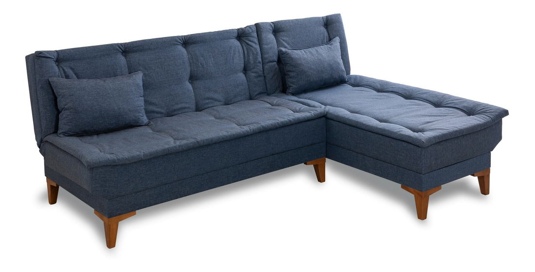 Rohová sedačka Santic (tmavě modrá)