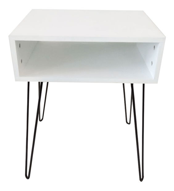 Noční stolek Hamil (bílá)