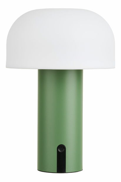 Venkovní LED lampa Snaloria (bílá + zelená)