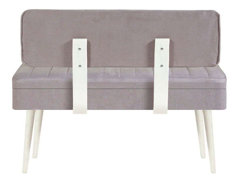 Jídelní set Vlasta 2 (bílá + šedá) (pro 6 osob)