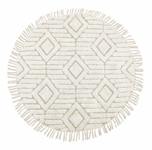 Koberec ⌀ 140 cm Hořka (béžová)