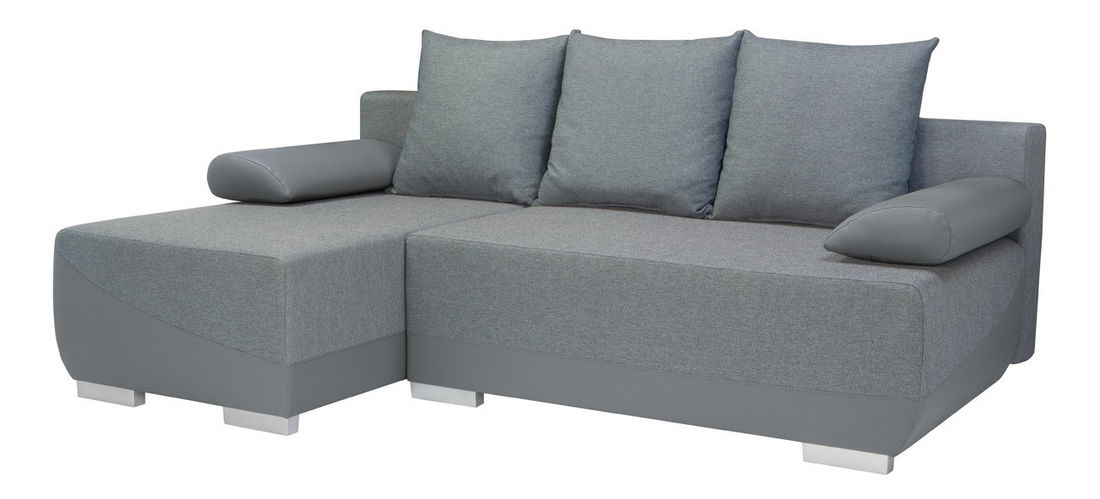 Rohová sedací souprava BRW Taco LUX REC.3DL (šedá) (L)