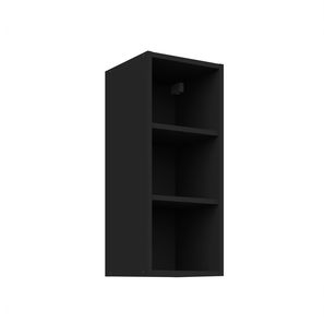 Horní kuchyňský regál Carminia 30 G-72 OTW (černá)