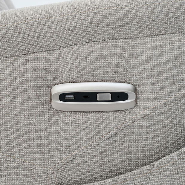 Polohovací křeslo Tesalureza (krémová)