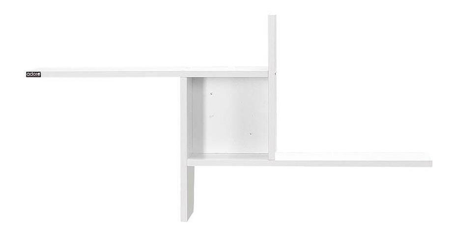 Nástěnná police Rafadella (diamantová bílá)