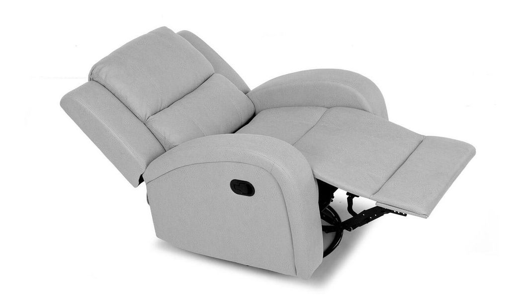 Polohovací křeslo Triple (stříbrná)