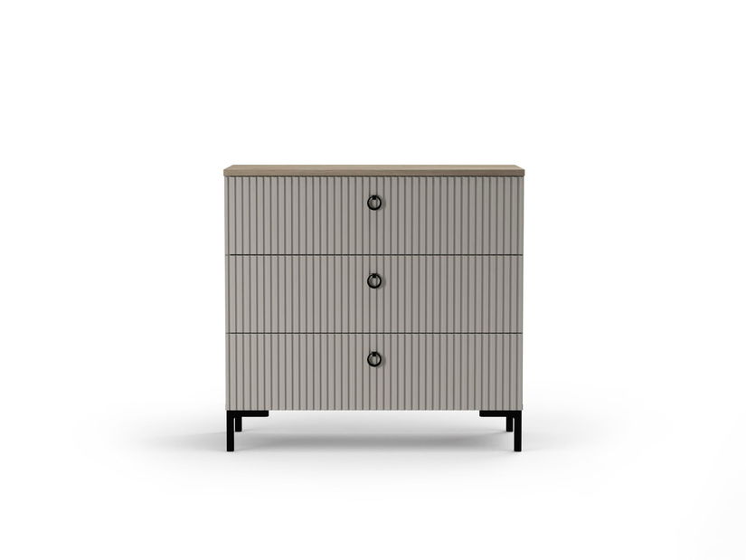 Komoda Demandaron 2 (taupe + dub silverjack)