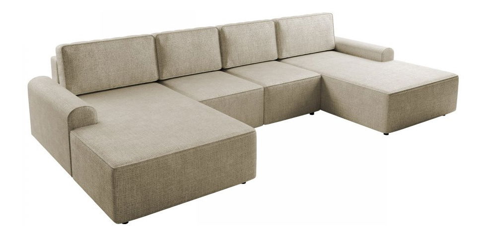 Rohová sedací souprava U Bezak XL (béžová)