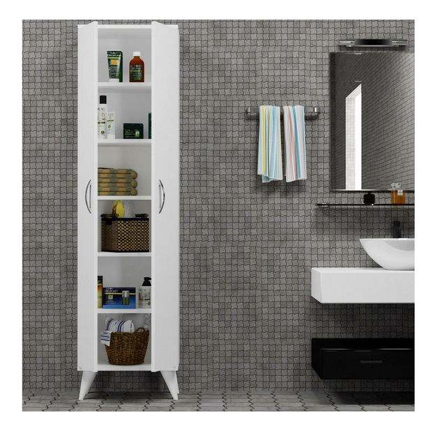 Koupelnová skříňka Kanoda (bílá)