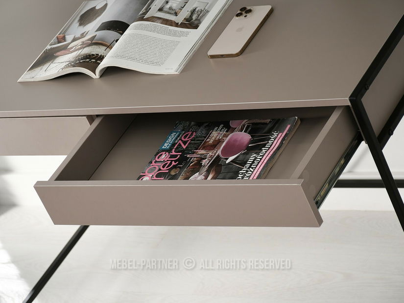 PC stolek Unica (béžová + černá)