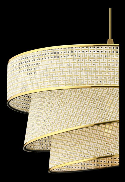 Stropní svítidlo Luxedanto 3 (krémová + zlatá)