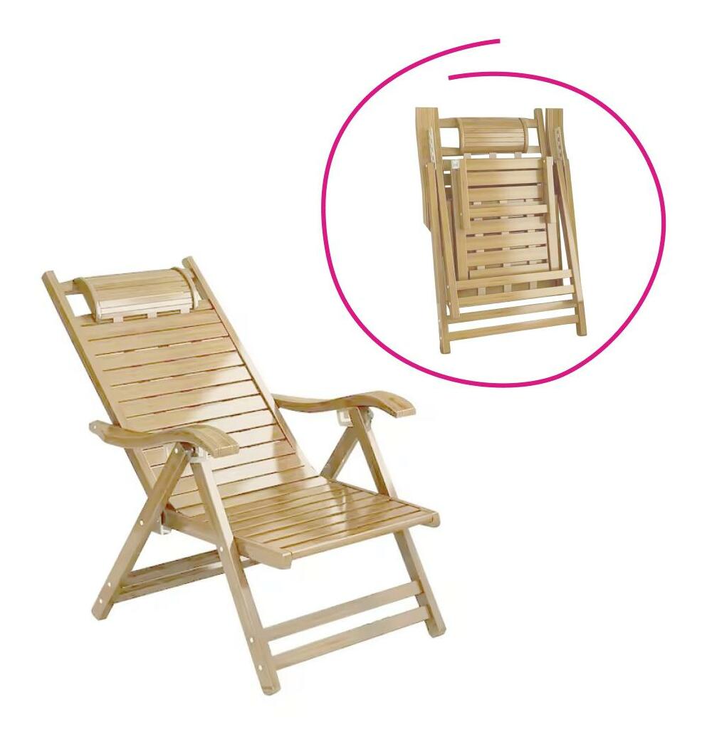 Zahradní křeslo Utah (přírodní + bambus)